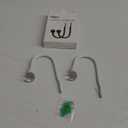 Hion Curtain Holdbacks White 2pcs, Curtain Tiebacks Wall Mounted Curtain Hooks Holders for Drapes