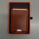 SHIELDON Genuine Leather Card Holder for Phone, Strong Magnetic Wallet for MagSafe with Adjustable Stand, RFID Blocking, Mag Wallet for iPhone 17/16/15/14/13/12/Pro/Max/Plus Men & Women - Retro Brown