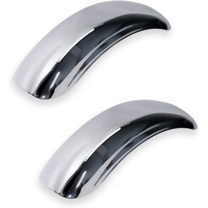 JMCHstore Universal Chrome Wide Fender for for Coleman CT200U CT200UEX BT200X, Mudguard for Axis M200 Viper 200 HS200 196cc Off-Road Mini Bike 8 inch rim parts (200CC)