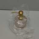 EMPO Clear Glass Soap Dispenser with ABS Plastic Pump, Crystal Lotion Dispensers for Kitchen Sink, Bathroom (Light Pink) (Standard)