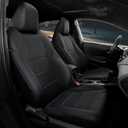 FREESOO for Toyota Corolla Seat Covers 2020-2026 SE/SE Apex Nightshade & 2023-2025 XSE & 2025 FX, Custom Car Seat Covers, Waterproof Seat Covers for Cars, Leather Seat Cover, Black Blue Full Set