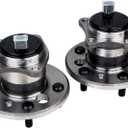 KUSATEC 512206 512207 Rear Wheel Bearing and Hub Assembly Compatible with Lexus ES300 2002-2012, Toyota Avalon 2005-2012, Camry 2002-2011, Highlander 2001-2003, Solara 2004-2008, 5 Lug Bolts w/ABS