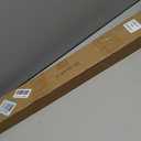 Cordless Vinyl Mini L Blinds 26" W x 48" H, 1" Slat White Horizontal Windows L Blind for Door, Shades, Camper, Light Filtering, Interiors, Arrive 1/2 Inch Narrower Indoor