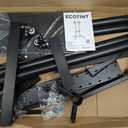 Heavy-Duty Rolling TV Stand for 3285" Screens  Supports 187 lbs (154 lbs TV + 33 lbs Shelf), Stable Mobile TV Cart with Shelf & Locking Wheels, Floor TV Stand, Max VESA 600x400, Black