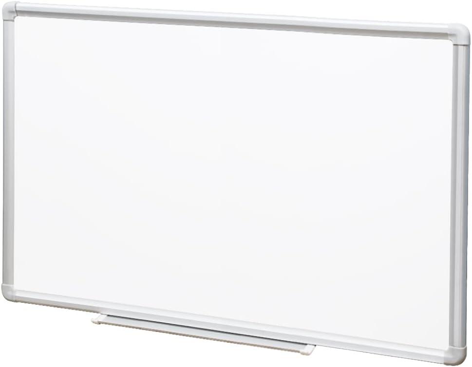 DEVELOP Large Magnetic Dry Erase Board, 60 x 36 Inches, Wall-Mounted Whiteboard for Home Office School Supplies, Silver Aluminium Frame with Detachable Marker Tray, 4 Markers, 1 Eraser and 4 Magnets