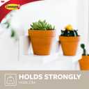 Command Display Ledges, Holds up to 2 lb, Quartz, 2 Ledges with 8 Medium Strips, Damage-Free Hanging Floating Shelf with Adhesive Strips, Personalize Living Room, Bedroom, Kids Room or Office