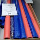 Happin 55 Trampoline for Kids with Safety Enclosure, Indoor & Outdoor Toddler Trampoline, Ultra Safe Design with Multi Activity Accessories, Perfect Toddler Gift for Boys & Girls Ages 18 (Blue-Red)