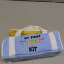 My First Cricket Kit | Cotton Soft Plush Toy | Gift Baby and Infant 0+ Months | 3 Soft Sensory Cricket Balls  Rattle, Crinkle, Squeaker & 1 Rainbow Rattle Cricket Bat | Safe, Fun, Educational