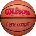 Wilson Evolution Basketballs (Size 7 - 29.5", Scarlet/Brown)