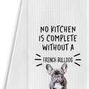 French Bulldog Funny Kitchen Towels - Frenchie Mom Gifts, Dog Kitchen Towels, 16x24 Inches