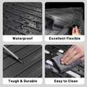 Vanseno Compatible for 2019-2025 Toyota Rav4 Floor Mats & Cargo Liner Trunk Mat Upgrade All-Weather Protection Mat for 2019 2020 2021 2022 2023 2024 2025 Rav 4 Accessories