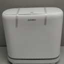 JUDRDO Bathroom Can with Lid, Vacuum Adsorption Small Garbage Can 3.2 Gallon Press Top Lid Bin with Legs Waterproof Waste Basket for Bathroom Bedroom Office Home RV