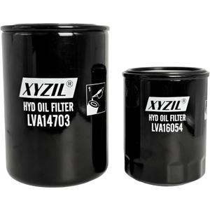 Transmission Hydraulic Oil Filter Kit LVA14703 LVA16054 Compatible with John Deere 2032R 2036R 2038R 3025E 3032E 3036E 3038E