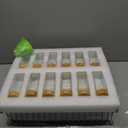 Set of 36 Square Spice Jars With Bamboo Lid 120 ml Glass Shaker Storage Jars Kitchen With Funnel Stickers Cleaning Brush