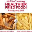 Dash Compact Air Fryer - Healthy Cooking with Auto Shut-Off Feature, Adjustable Temperature Control & Nonstick Fry Basket - Has AirCrisp Technology - 2 Quart - Cool Grey, 2qt