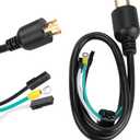 SPX1550WA1 Pool Filter Pump Power Cord Cable Replacement for Hayward Xstream, Powerflo Matrix PowerFlo LX Above Ground Pool Pumps & Filters, 3 Wire 3 Feet Long Cord Set with Twist-Lock Plug
