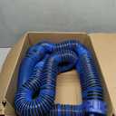 DUMPMAN RV Sewer Hose 20 Ft, Sewer Hose for RV Camper, RV Sewer Hose Kit with Swivel Fitting - Includes 90 Degree Clear View Sewer Adapter, and 2 Storage Caps