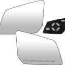 Youxmoto Driver Left and Passenger Right Side Mirror Glass Replacement 2007-2016 Fit For GMC Acadia/For Chevy Traverse/For Saturn Outlook, w/Backing Plate Heated Glass,fit 15951926 15951928