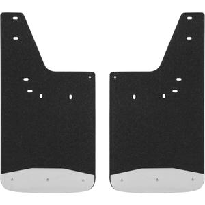 LUVERNE 250932 Front 12-Inch x 23-Inch Textured Rubber Mud Guards, Select Dodge, Ram 1500, 2500, 3500, 4500, 5500 , Black