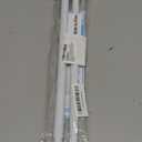 MEXAU White Tension Curtain Rods18 to 36 Inch,Small Curtain Rods No Drilling,Short Tension Rod,Adjustable Spring Rod for Windows,Door,Closet