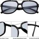 4 x Retro Aviator Sunglasses for Women Men 2026 Trendy Oversized Square 70s Tinted Sunnies Trending