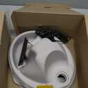 Aqua Flow Premium Pet Water Fountain - Automatic Dispenser Drinking Bowl for Cats and Dogs - Anti-Hair Drainage System - Replaceable Filters - Ideal for Multiple Pets - 52 up to 120 fl oz - Gray