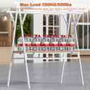 Outdoor Vendor Cart, 43.30in Foldable Metal Market Stall Display Stand with Canopy, Portable Multi-Purpose Floor Wagon for Retail Kiosks Events Festivals Farmers Markets Trade Shows, Green