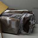 5-in-1 Baby Bassinet Bedside Sleeper, Foldable Pack and Play(Brown), Crib