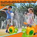 Snail T-Ball Water Sprinkler  Summer Backyard & Lawn Toys, Great for Kids Ages 3-8, Birthday Party & Pool Play