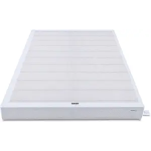 Amazon Basics Smart Box Spring Bed Base, 5-Inch Height Mattress Foundation, Tool-Free Easy Assembly, Metal Support, Full, 74" x 53"