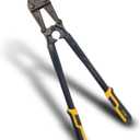 LIYU 18-Inch Industrial Bolt Cutter, Chrome Molybdenum Steel Forged, Overall Heat Treated, Rustproof Coating, Labor-Saving Cutting Tool, Anti-Slip Handle for Rebar, Steel Wire and Cable
