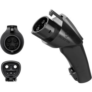 [Upgraded] NIVION 80A NACS (AC) to J1772 Charging Adapter 250V for J1772 EVs & PHEVs - Compatible with Connectors, Wall and Mobile Connectors and Destination Chargers (NOT for Jeep 4xE)