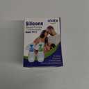 Elate Manual Breast Pump for Breastfeeding | Silicone Milk Collector with Leak-Proof Stoppers for Nursing Moms | Enhance Milk Production | BPA Free  2-Pack, 4oz Blue Green