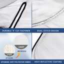 Windshield Sunshade for Toyota RAV4 2019-2025, 240T Windshield Sunshade Blocks UV & Heat Protection Car Front Window Sun Shade for Windshield