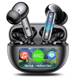 AI Translation Earbuds Real Time, 188 Language Translator Earbuds, Audifonos Traductores Inglés Español, 3-in-1 Translating Device, Noise Cancelling Translate Ear Buds with for Travel & Business Meetings