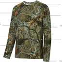 BASSDASH Men's Hunting Camo Performance Long Sleeve Shirt Fishing UPF50+ FS13M (S)
