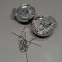 2Pcs 11-04859-100 4" Locking Diesel Fuel Cap, Lever-Style Aluminum Fuel Tank Cap with Key Fit for 1972-2017 Peterbilt 330, 379, 389, 579, 587 Trucks, OE# 11-04859-200, 572.1015, 600212