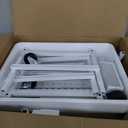 Rolling Cart with Drawers, Rolling Storage Cart with 5 Large Plastic Drawers & Wooden Tabletop, Utility Cart with Pegboards & Basket, Storage Drawers Cart for Living Room, Classroom, Bedroom, Office (White)