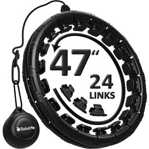 Experience Fitness Excellence with Our Infinity Hoop Plus Size – Weighted Hula Hoop for Weight Loss – Hula Hoop Exercise Ring with ABS and Quality Wheels – for All The Sizes and Levels