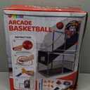 JOYIN Arcade Basketball Game Set with 4 Balls and Hoop for Kids 3 to 12 Years Old Indoor Outdoor Sport Play - Easy Set Up - Air Pump Included - Ideal for Competition
