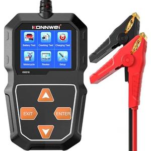 KONNWEI KW218 6V 12V Car Battery Tester 100-2000 CCA Automotive Battery Load Tester Alternator Tester Digital Auto Battery Analyzer Charging Cranking System Tester for Car Truck Marine Motorcycle Boat