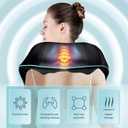 Mo Cuishle Shiatsu Neck and Shoulder Massager with Heat Deep Kneading Massage for Relaxation Ideal for Christmas, Mother's Day, Father's Day, Gifts for Men, Women, Mom and Dad