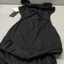 oten Women's Casual Sleeveless Cutout Twist Front Side Slit Ribbed Knit Party Bodycon Midi Dresses Small, Black