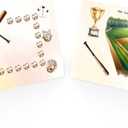 Baseball Table Place Cards - Set of 25 - Name Cards for Birthday Party Favors, Sports Themed Party Decorations (Baseball)