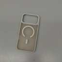 Hython Case for iPhone 17 Pro Max Case Magnetic Translucent Matte Phone Cases 6.9" [Compatible with MagSafe] Thin Slim Fit Shockproof Bumper Hard Protective Cover Women Men Girls, Frosted Cream White