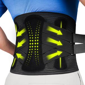 aoFIT Back Brace for Lower Back Pain Relief with 360-Degree Biochemical Hug Support, Back Support Belt for Men and Women, Soft Breathable Fabric Lumbar Support for Herniated Disc, Sciatica XL, X-Large