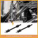 1 Set Front Sway Bar Links Stabilizer Link Kit with Bushing for Ram 1500 Classic 2019-2022 for Ram 1500 2011-2018 Suspension Kit No.5170290AD/52038048 Replacement