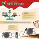 10ft Retractable Dog Leash for Small Dogs, Puppies, and Cats, 360 Tangle-Free, One-Handed Brake, Applicable to Pets of Small Size