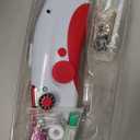 Handheld Sewing Machine, Mini Portable Electric Sewing Machine for Beginners Adult, Easy to Use and Fast Stitch Suitable for Clothes,Fabrics, Cutains,DIY Home Travel (Brown)