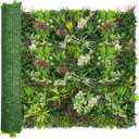 ODTORY Artificial Ivy Hedge Roll, 60"×120"(50 sqft) Greenery Backdrop
UV-Anti, Faux Grass Wall Panels, Fake Plant Privacy Fence Screen, Indoor/Outdoor, Garden Balcony Patio Decoration